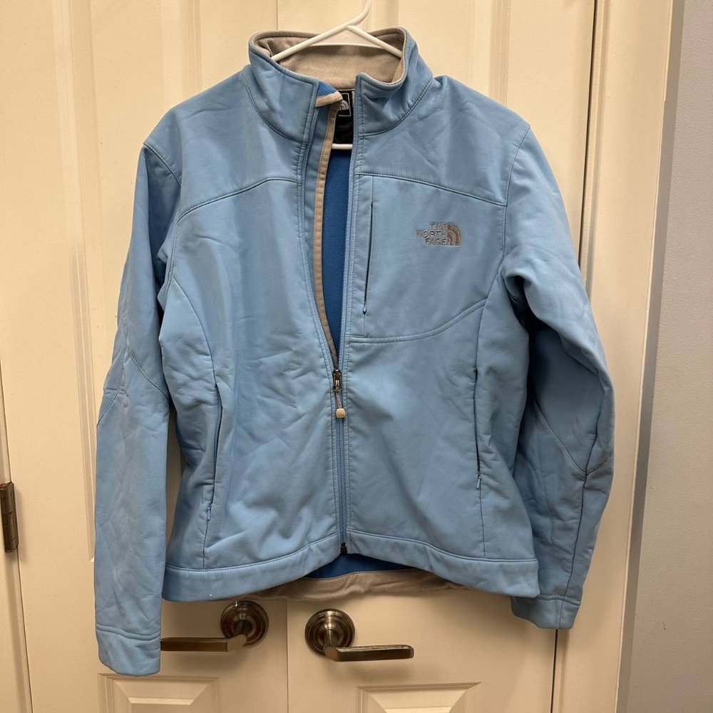 The North Face Pastel Blue Utility Softshell Jacket